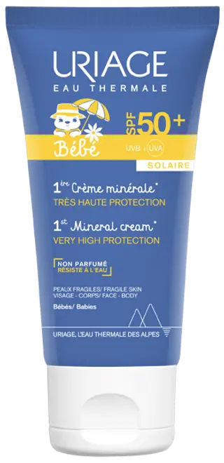 URIAGE,  1ÈRE CRÈME MINÉRALE SPF50+