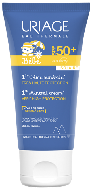 URIAGE, 1ÈRE CRÈME MINÉRALE SPF50+