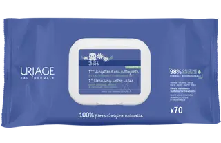 URIAGE,1ère LINGETTES D’EAU NETTOYANTE 98% origine naturelle 70