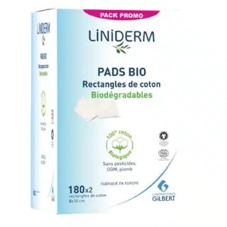 Pack PADS BIO Rectangles De Coton 180*2