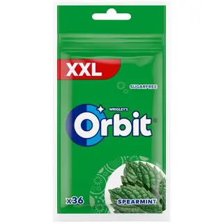 Orbit Spearmint XXL Bezcukrowa guma do żucia 50 g (36 sztuk)