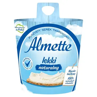 Almette Puszysty serek twarogowy lekki naturalny 150 g