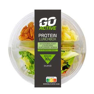 Go Active Protein lunchbox  wysokobiałkowy z kuskusem, kurczakiem i bobem 270 g
