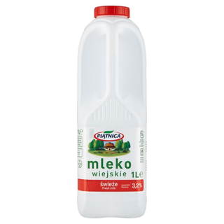 Piątnica Mleko wiejskie 3,2 % 1 l