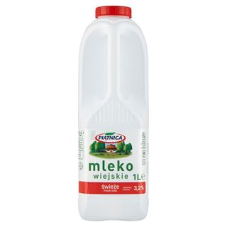 Piątnica Mleko wiejskie 3,2 % 1 l