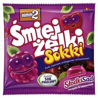 Nimm2 Śmiejżelki Sokki Słodki Sad 90 g