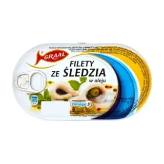 Graal Filety ze śledzia w oleju 170 g