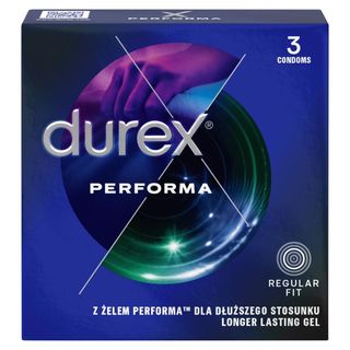 Prezerwatywy lateksowe przedłużające stosunek Durex Performa 3 szt.
