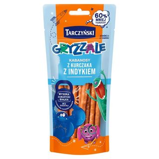 Tarczyński Gryzzale Kabanoski z kurczaka z indykiem 90 g