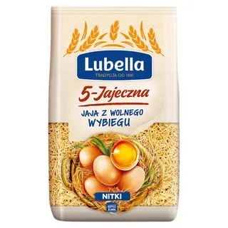 Lubella Makaron 5-Jajeczna nitki 400 g