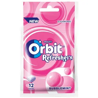 Orbit Refreshers Bubblemint Bezcukrowa guma do żucia (12 szt.) 26 g