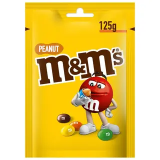 M&M's Peanut Orzeszki ziemne oblane czekoladą w kolorowych skorupkach 125 g