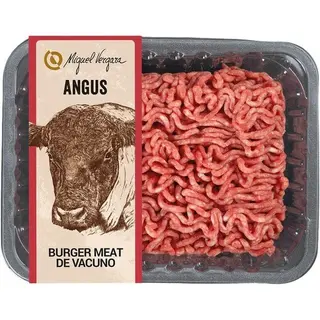 Miguel Vergara Miguel Vergara Burger Meat Picada De Vacuno Raza Angus Bandeja 350 G