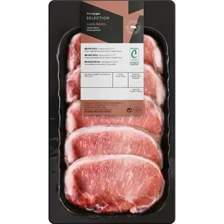 El Corte Ingles Selection El Corte Ingles Selection Lomo Extra De Cerdo Ibérico Fresco En Filetes Sin Gluten Peso Aproximado Bandeja 250 G