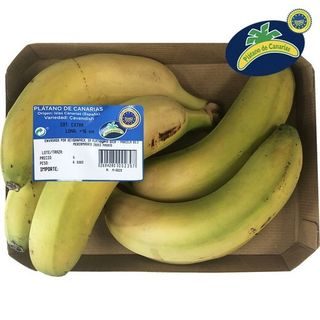 Fruteria Plátano De Canarias Igp Peso Aproximado Bandeja 900 G