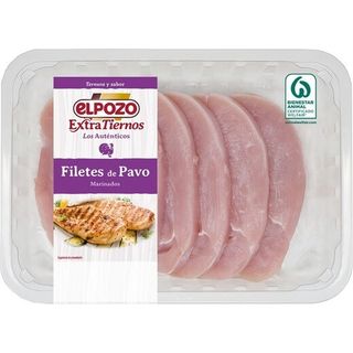 Elpozo Elpozo Extratiernos Filetes De Pavo Marinados Peso Aproximado Bandeja 600 G