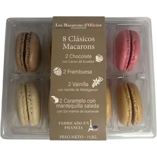 Les_Macarons_De_Olivier Les Macarons De Olivier Macarons Clásicos 8 Unidades Blister 150 G