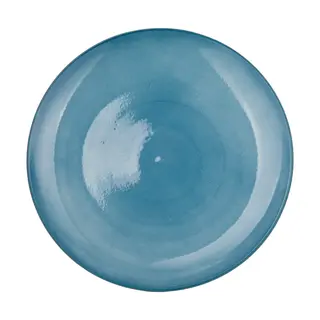 Piatto Piano Blu Porcellana - Mix E Match