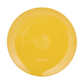 Piatto Piano Giallo Porcellana - Mix E Match