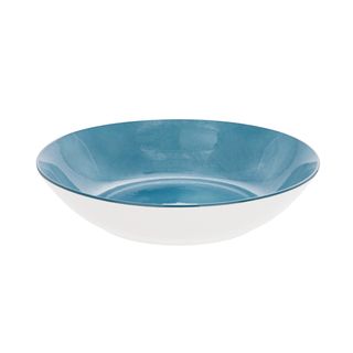 Piatto Fondo Blu Porcellana - Mix E Match