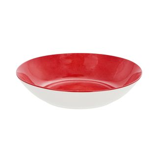 Piatto Fondo Rosso Porcellana - Mix E Match