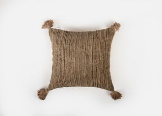 დეკორატიული ბალიშის პირი - PERLA JUTE TASSEL CUSHION COVER 45X45 CM NATURAL