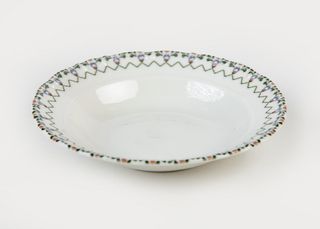 თეფში - LIANA  PORCELAIN  DIGITAL PRINT GLAZED DEEP PLATE 21 CM ECRU