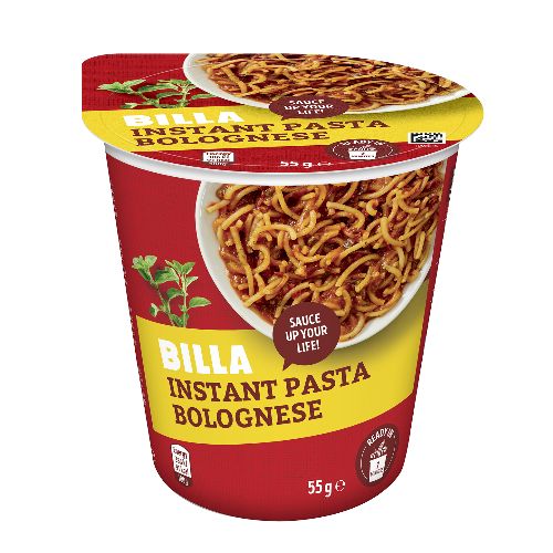 BILLA Инстантна паста с вкус Болонезе 55 ГР
