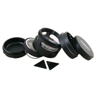 Hammercraft შავი ალუმინის გრაინდერი/საფქვავი