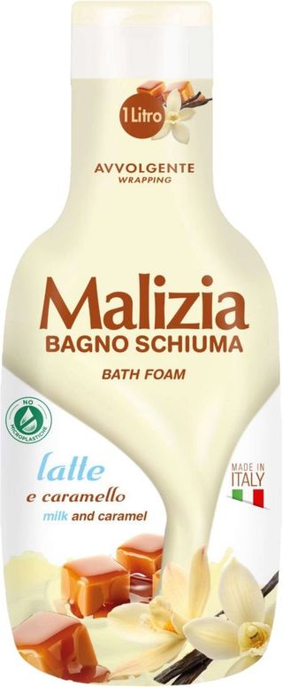 Malizia Bagnoschiuma Latte E Caramello 1 Litro Min7902