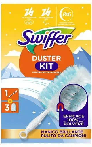 Swiffer Olimpics Duster Kit + 3 Piumini Pro79167