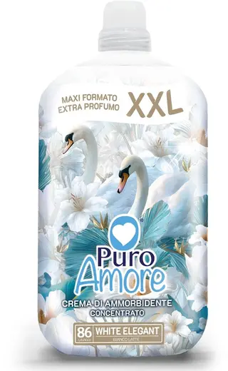Puro Amore Ammorbidente Concentrato White Elegant Bianco Latte 86 Lavaggi Sil3299