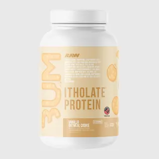 Cbum Itholate Protein Isolate 800g (25 servings) – Raw Nutrition Vanilla Oatmeal Cookie 25SERV