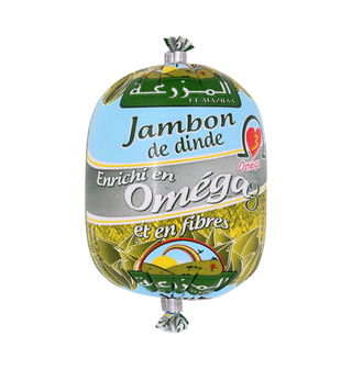 Mini jambon de dinde omega 3 MAZRAA 200GR