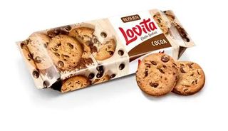 Galletas Clásicas Lovita Pastel en Polvo con Nibs de Cacao 150G
