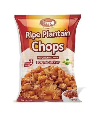 Sympli Ripe Plantain Chops 500G