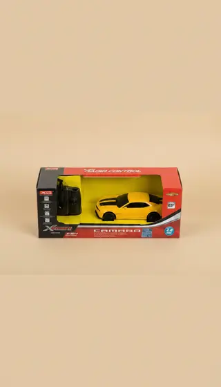 RC Camaro Yellow Sports Car, 8+ Years - Jucarii Copii