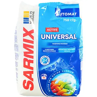 Порошок Sarmix 750г activ universal д.всіх типів п