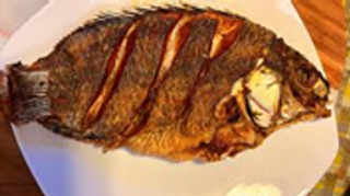 Smoked tilapia en