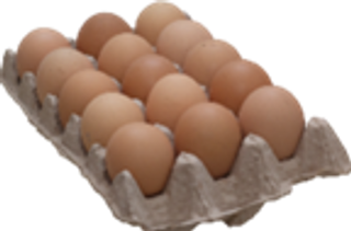 Local eggs half tray