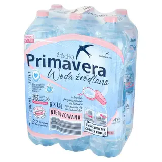 Primavera Woda źródlana niegazowana 6 x 1,5 l