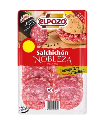 Elpozo Salchichon Nobleza Loncheado 80G