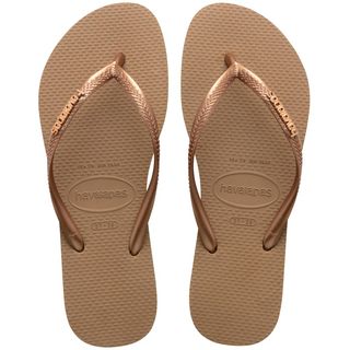 Slim Logo Metallic - Rose Gold - 35/36