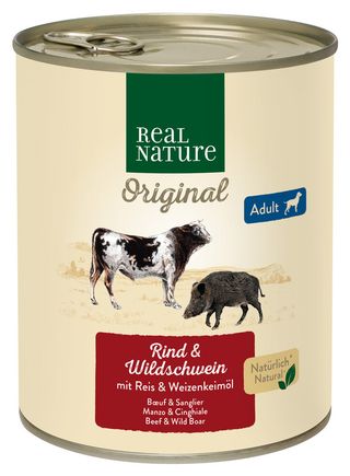 Zestaw promocyjny 6 szt. - 30% Real Nature Adult wołowina 800g