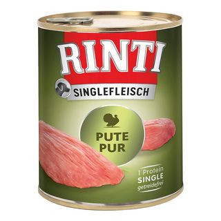 Zestaw promocyjny 6 szt. - 20% RINTI Singlefleisch Indyk 800g