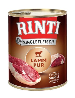 Zestaw promocyjny 6 szt. - 20% RINTI Singlefleisch Jagnięcina 800g