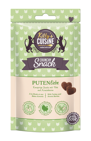Zestaw promocyjny 3+1 za 1 grosz Kitty's Cuisine Crunchy Snack Indyk 50g