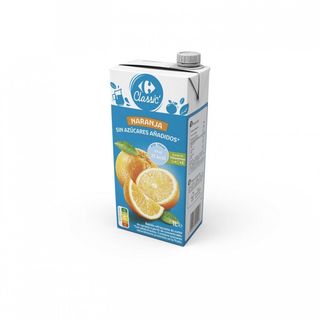 Bebida Naranja Sin Azucares Añadidos Carrefour Brik 1 L.