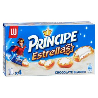 Galletas Estrellas Chocolate Blanco Principe