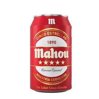 Mahou 5 Estrellas Cerveza Lata 330ml